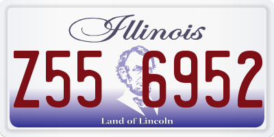 IL license plate Z556952