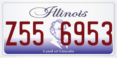 IL license plate Z556953