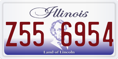 IL license plate Z556954