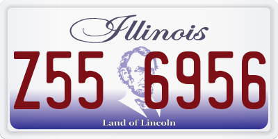 IL license plate Z556956