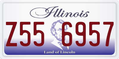 IL license plate Z556957
