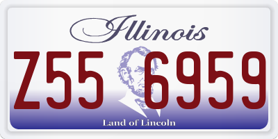 IL license plate Z556959
