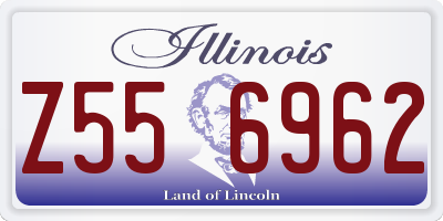 IL license plate Z556962