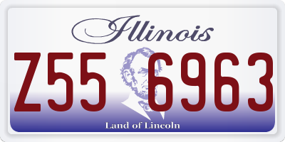 IL license plate Z556963