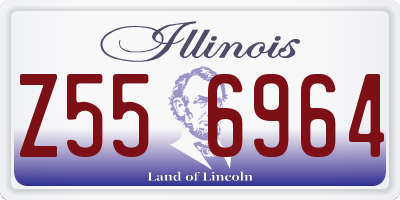 IL license plate Z556964