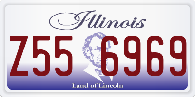 IL license plate Z556969