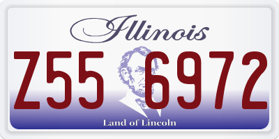 IL license plate Z556972