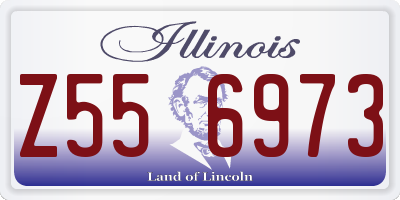 IL license plate Z556973