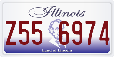 IL license plate Z556974