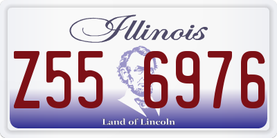 IL license plate Z556976