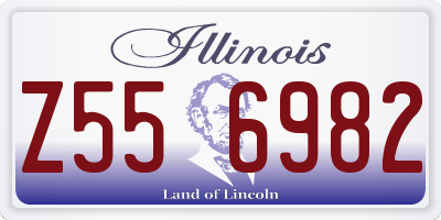 IL license plate Z556982