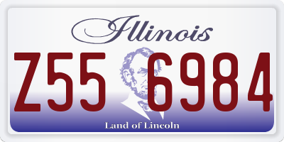 IL license plate Z556984