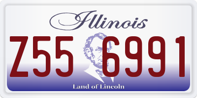 IL license plate Z556991