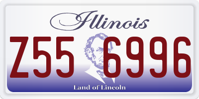 IL license plate Z556996