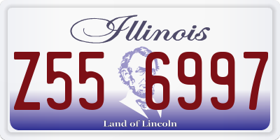 IL license plate Z556997