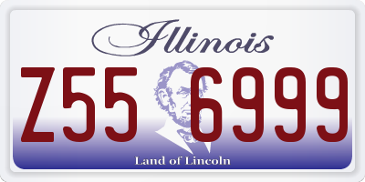 IL license plate Z556999