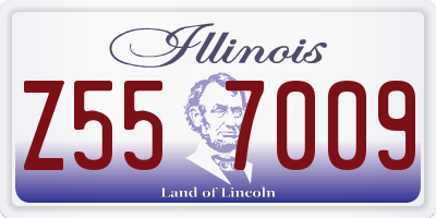 IL license plate Z557009