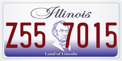IL license plate Z557015