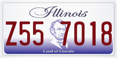 IL license plate Z557018