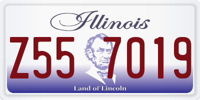 IL license plate Z557019