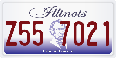 IL license plate Z557021
