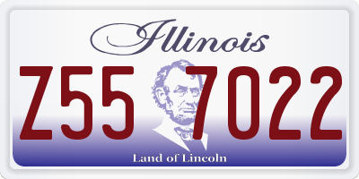 IL license plate Z557022