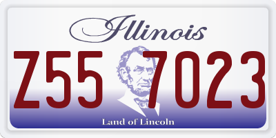 IL license plate Z557023
