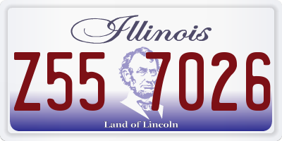 IL license plate Z557026