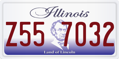 IL license plate Z557032