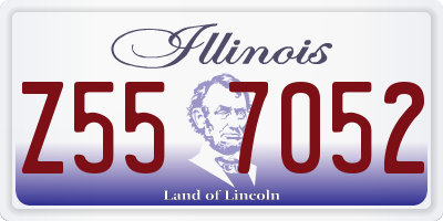IL license plate Z557052