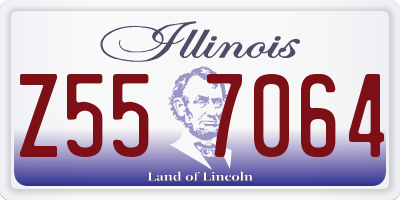 IL license plate Z557064