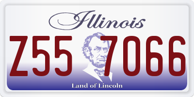 IL license plate Z557066