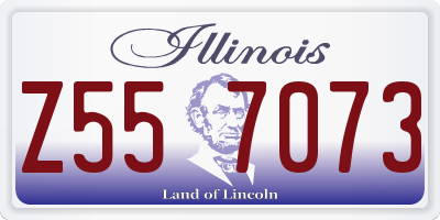 IL license plate Z557073