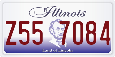 IL license plate Z557084