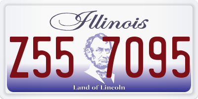 IL license plate Z557095