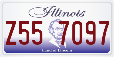 IL license plate Z557097