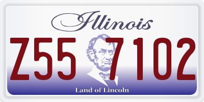 IL license plate Z557102