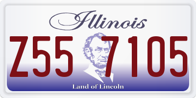 IL license plate Z557105