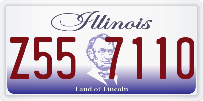 IL license plate Z557110
