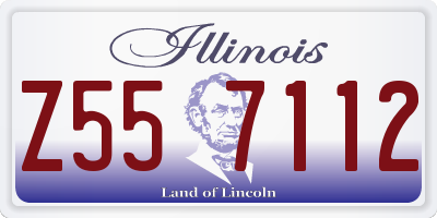 IL license plate Z557112