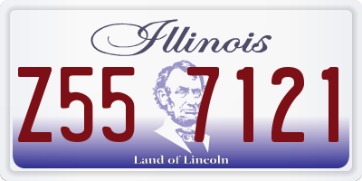 IL license plate Z557121