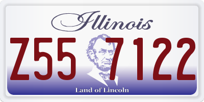 IL license plate Z557122