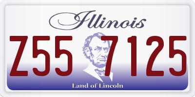 IL license plate Z557125