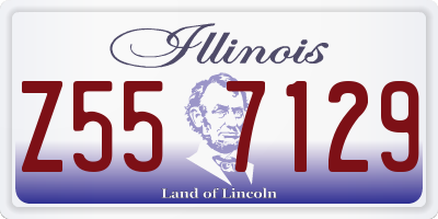 IL license plate Z557129