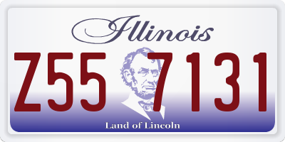 IL license plate Z557131