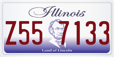 IL license plate Z557133
