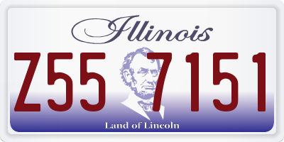 IL license plate Z557151