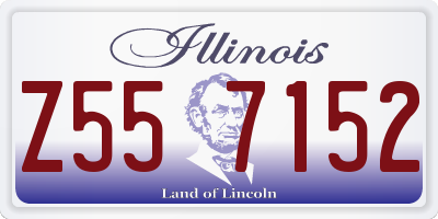 IL license plate Z557152