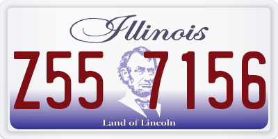 IL license plate Z557156