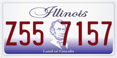 IL license plate Z557157